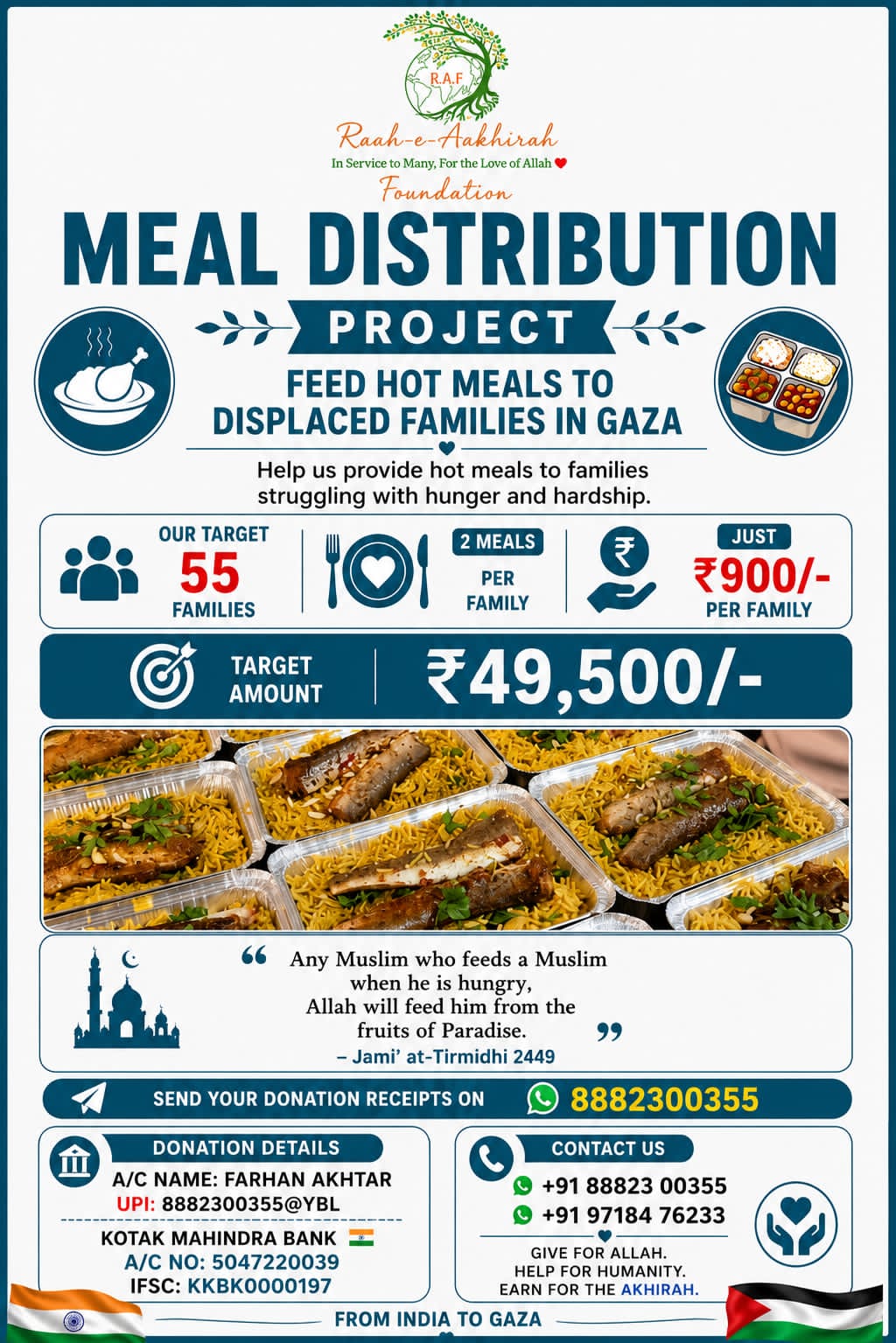 Meal Distribution Project poster